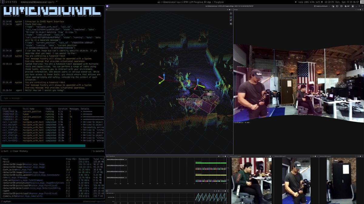 Unitree G1 robot utilizing OpenClaw for real-time 3D spatial reasoning and voxel mapping