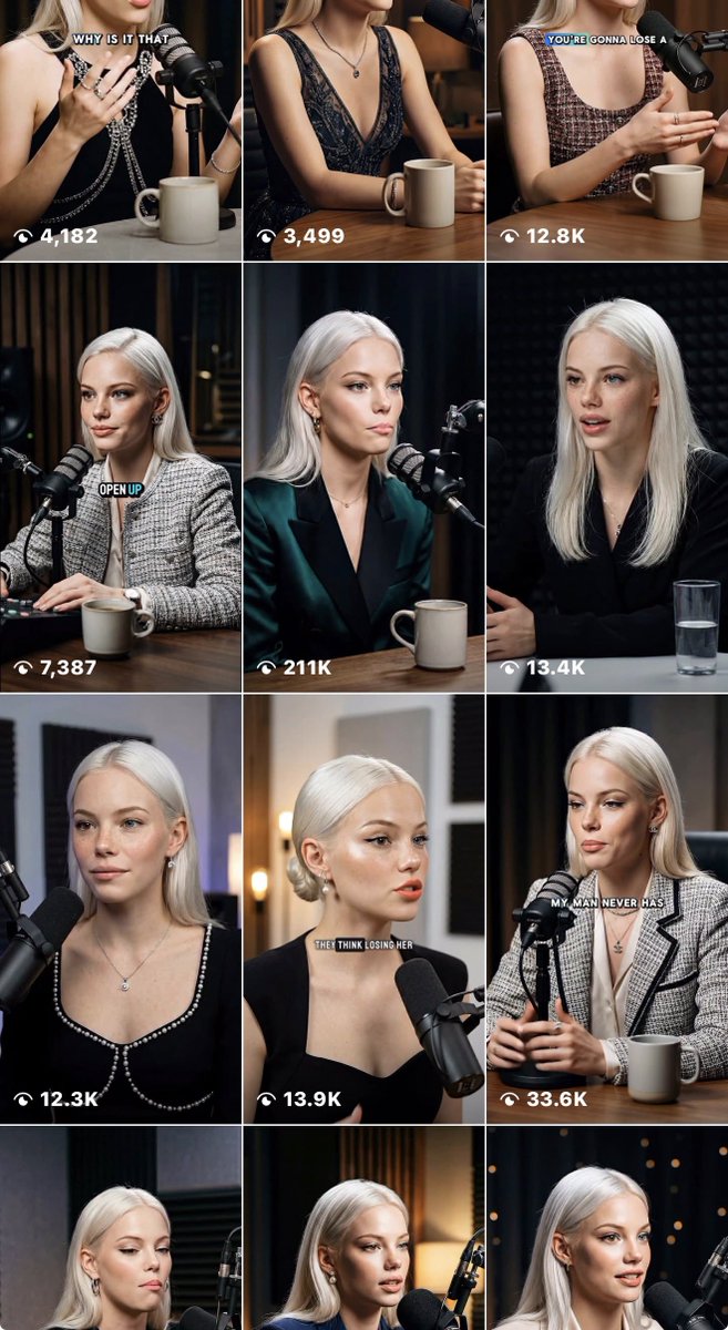 Diagram showing AI tools connecting to create viral social media content