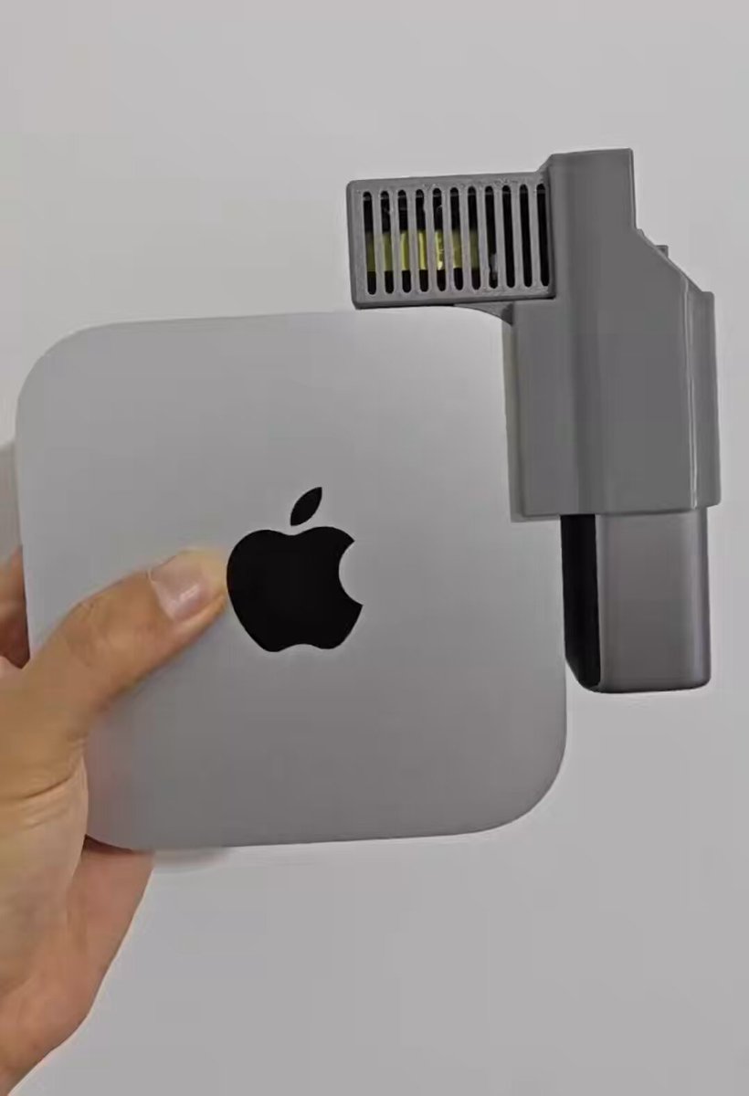 A portable OpenClaw device with an attached battery pack and small screen