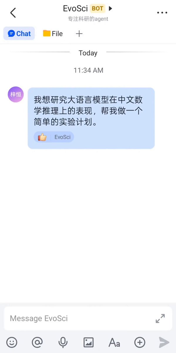 EvoScientist AI agents collaborating on literature review, data analysis, and paper writing within OpenClaw interface