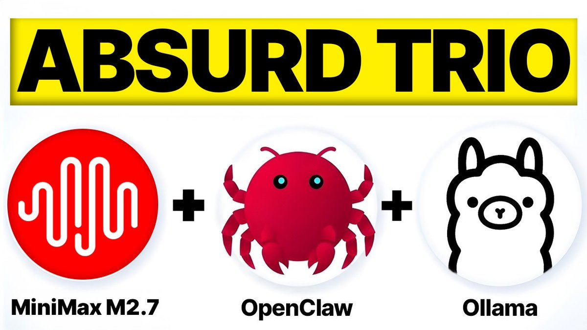 Local laptop screen displaying terminal logs of MiniMax, OpenClaw, and Ollama processes running autonomously to handle messages and research tasks overnight