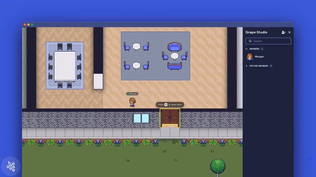 OpenClaw interface displaying a virtual office layout where AI agents and human avatars collaborate on tasks to generate revenue automatically