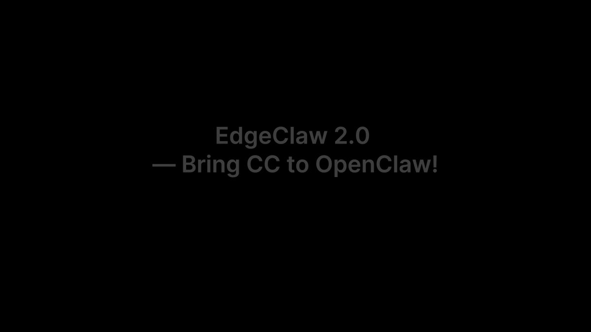 EdgeClaw 2.0 界面展示连接 Claude Code 逻辑与 OpenClaw 工作流的多层结构化记忆架构