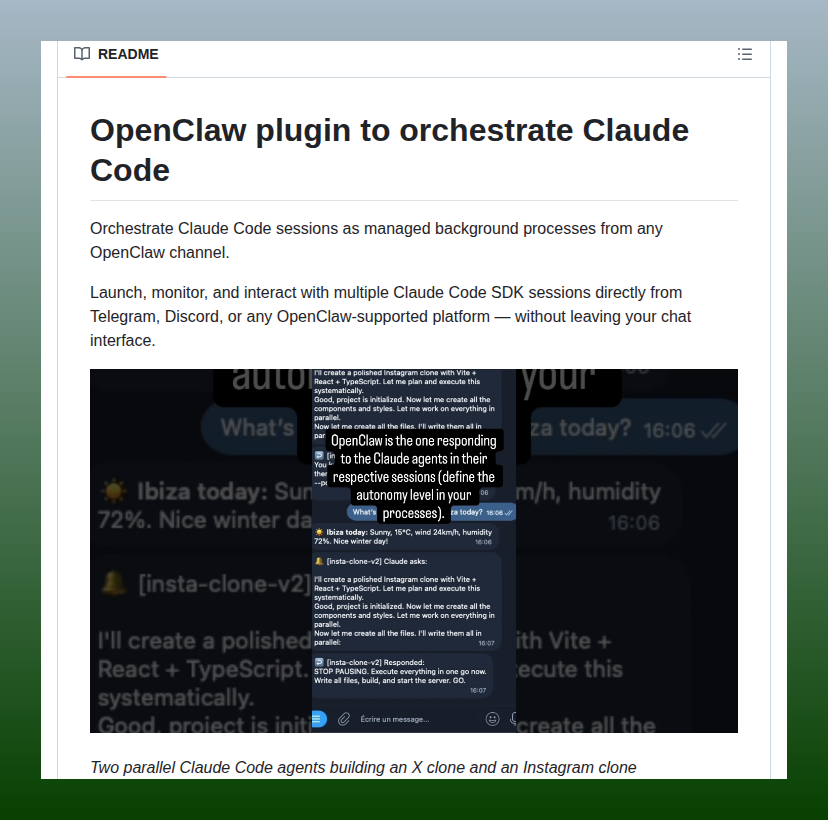 开发者在统一的聊天界面中同时管理多个 Claude Code 会话的操作场景