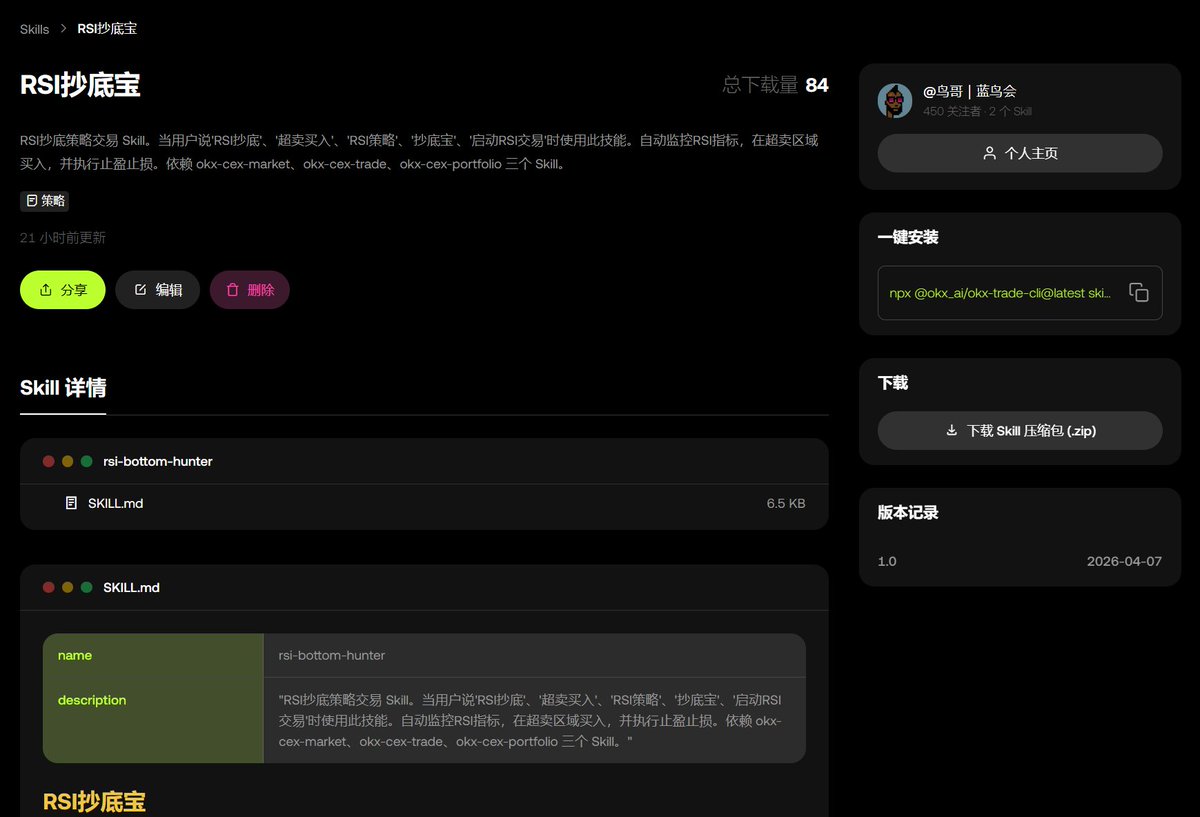 OpenClaw executing automatic RSI bottom-fishing trades and displaying detailed PnL loss cause distribution heatmaps